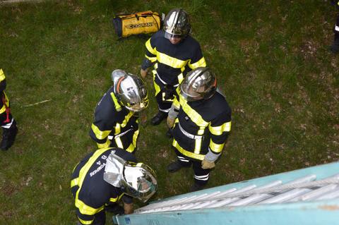 western fire brigade team socializing