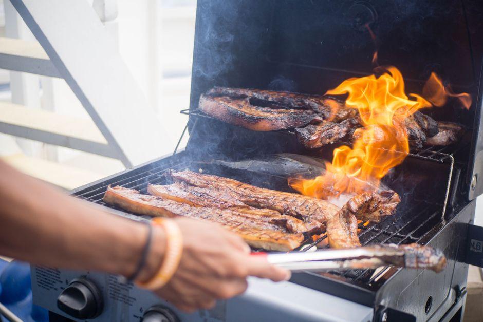western barbecue grill party outdoor